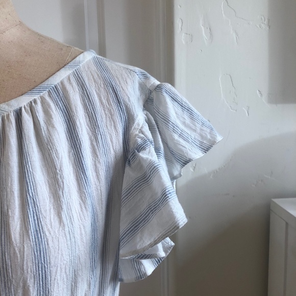 Rebecca Taylor Striped Cotton Dress - Picture 3 of 4